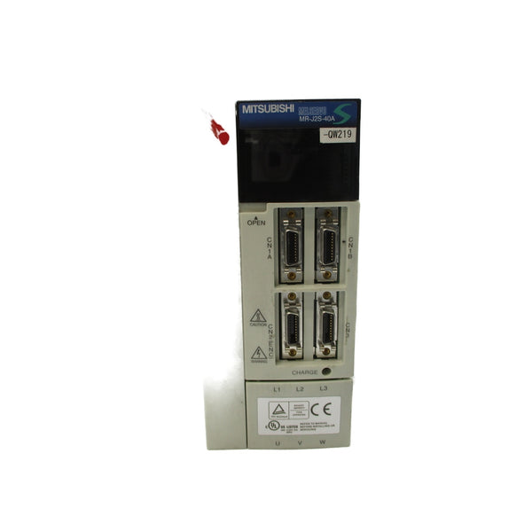 MITSUBISHI MR-J2S-40A-QW219 200-230VAC 2.6A UNMP