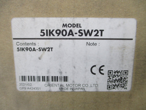 ORIENTAL MOTOR 5IK90A-SW2T 200/220-230V 0.64/0.59-0.60/0.61A NSMP