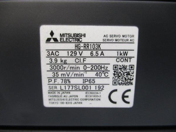 MITSUBISHI HG-RR103K 129VAC 6.5A NSMP