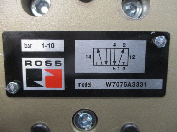 ROSS W7076A3331W 24VDC NSMP