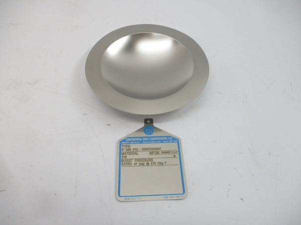 CONTINENTAL DISC KBA(FS)-CD53733A0001 1048407-1-1-1 47PSI 515'F 3" NSMP