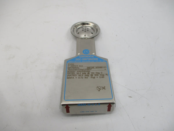 CONTINENTAL DISC CDCV-C(LL) 1073488-1-1-1 93.4PSI 309'F 1" NSMP