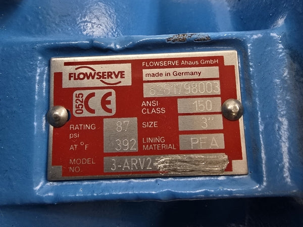 FLOWSERVE ARV2 87PSI 3" NSNP
