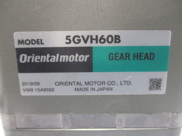ORIENTAL MOTOR 5IK60UGVH-ECM 220/230V 0.50/0.45-0.44A NSNP