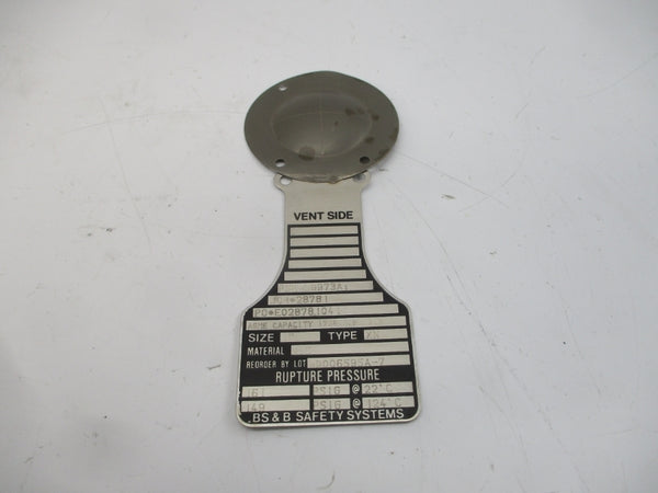 BS&B SAFETY SYSTEMS XN PSE-C9973A 161/149PSI 22/124'C 1" NSMP