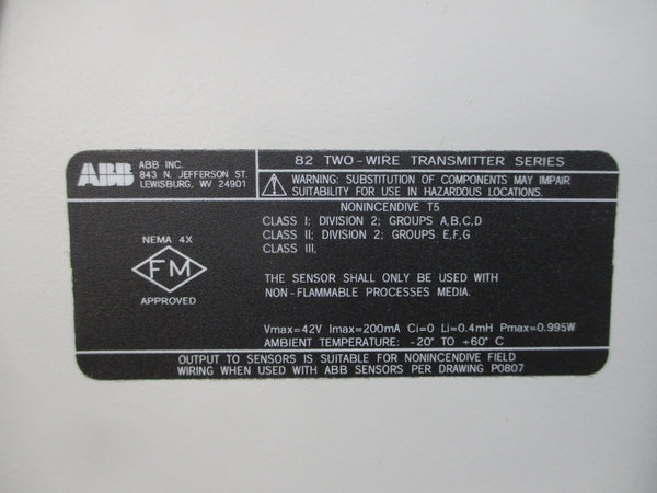 ABB TB82PH2010111 14-42VDC NSMP