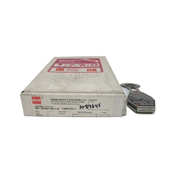 BS&B SAFETY SYSTEMS XN 364661 146PSI 124'C 1" NSMP