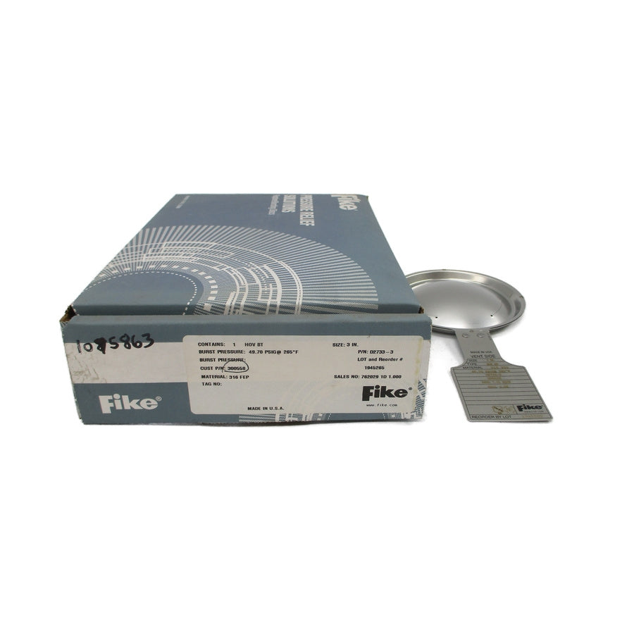 FIKE 300558 D2733-3 49.70PSI 265'F 3" NSMP