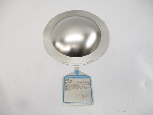 CONTINENTAL DISC KBA(FS) 8359815A 62PSI 550'F 4" NSMP