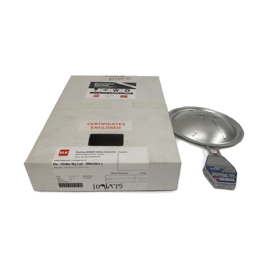 BS&B SAFETY SYSTEMS DV(L) 6.2PSI 189'F 6" NSMP