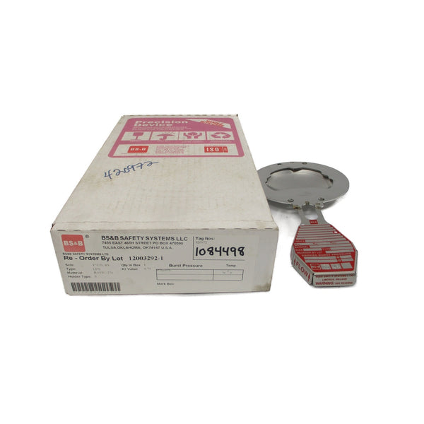 BS&B SAFETY SYSTEMS LPS 420972 15.0PSI 72'F 3" NSMP