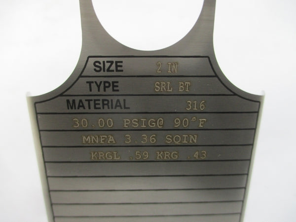 FIKE SRLBT 2344625 30.00PSI 90'F 2" NSMP