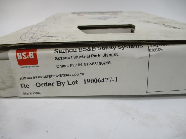 BS&B SAFETY SYSTEMS S-90 0300486 100PSI 60'C 3" NSMP