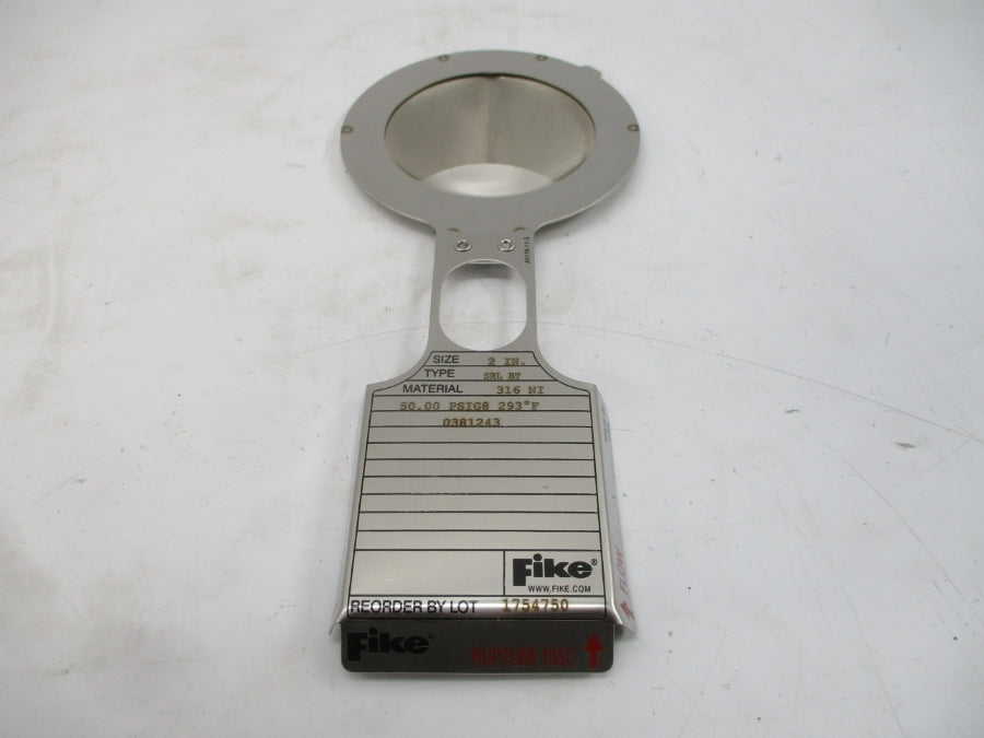 FIKE SRLBT 0381243 50.00PSI 293'F 2" NSMP