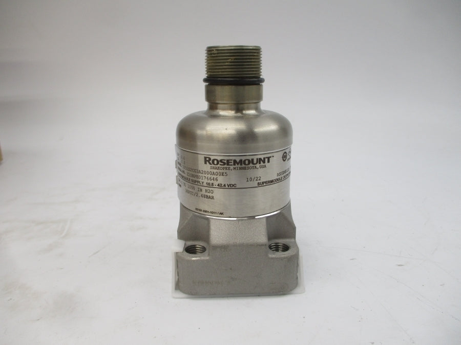 ROSEMOUNT 3051S2CG3A2000A00E5 10.5-42.4VDC 36PSI (AS PICTURED) NSMP