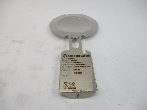 OSECOELFAB PRO+03-848 57PSI 72'F 3" NSMP