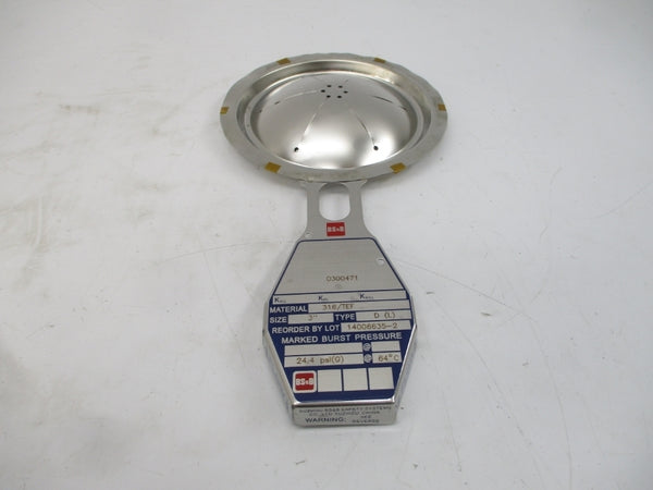 BS&B SAFETY SYSTEMS D(L) 0300471 24.4PSI 64'C 3" NSMP