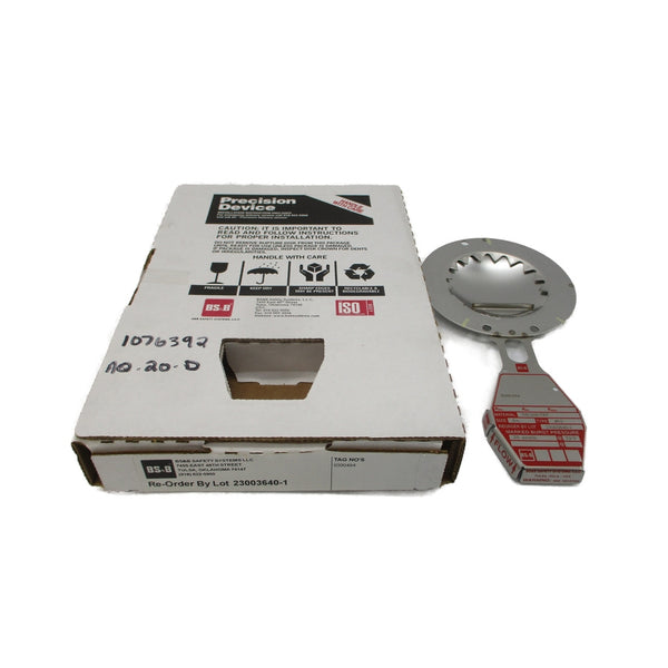 BS&B SAFETY SYSTEMS JRS 0300484 25PSI 72'F 3" NSMP