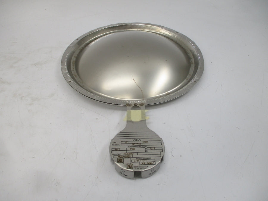 OSECO STDV 27317-1 46.7PSI 72'F 8.00" NSMP