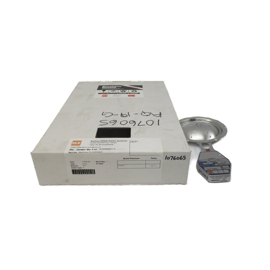 BS&B SAFETY SYSTEMS D(L) 0300471 24.8PSI 64'C 3" NSMP