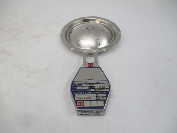 BS&B SAFETY SYSTEMS D(L) 0300471 24.8PSI 64'C 3" NSMP