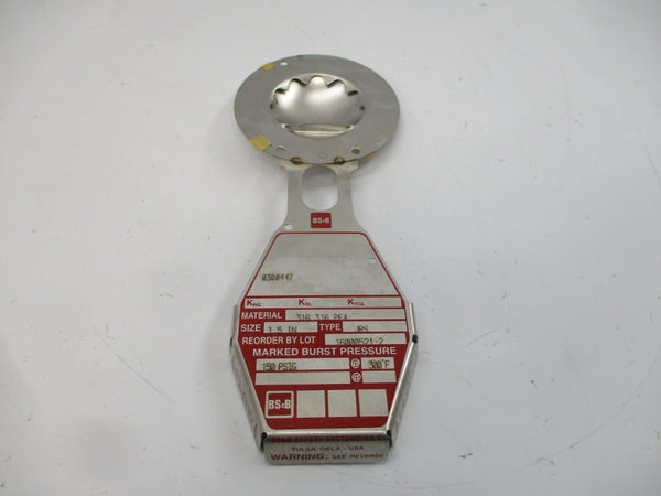 BS&B SAFETY SYSTEMS JRS 0300447 150PSI 300'F 1.5" NSMP