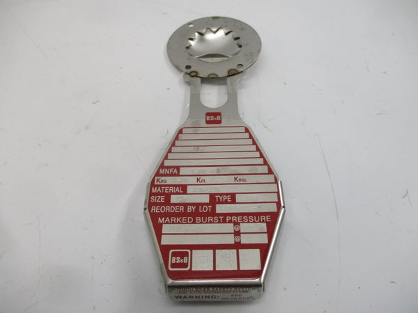 BS&B SAFETY SYSTEMS JRS 300426 149PSI 72'F 1" NSMP