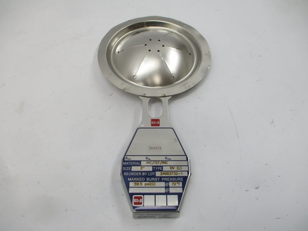 BS&B SAFETY SYSTEMS DV(L) 300473 59.5PSI 72'F 3" NSMP