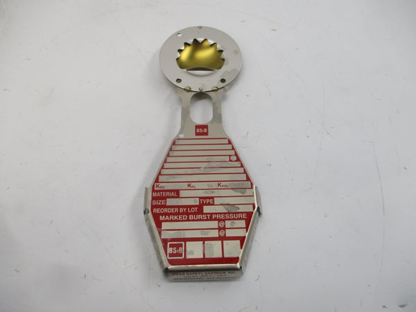 BS&B SAFETY SYSTEMS JRS 300424 92PSI 312'F 1" NSMP