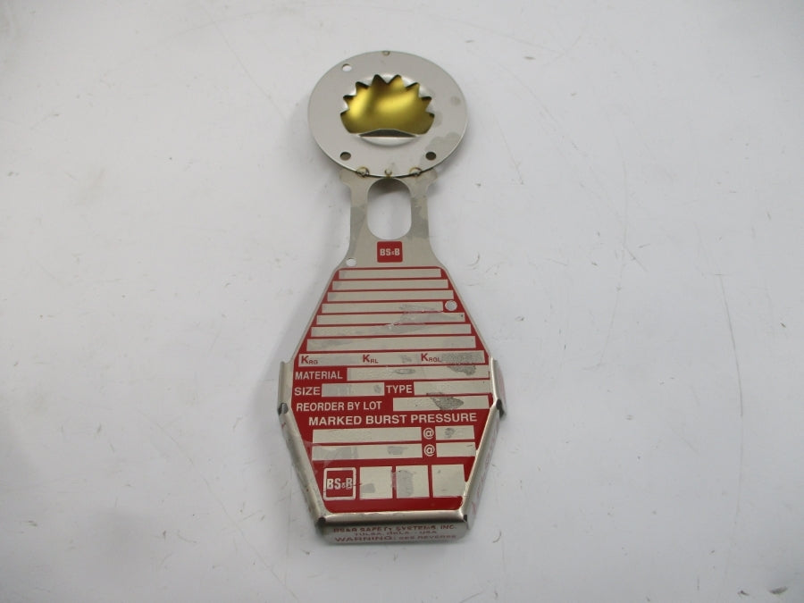 BS&B SAFETY SYSTEMS JRS 300424 92PSI 312'F 1" NSMP