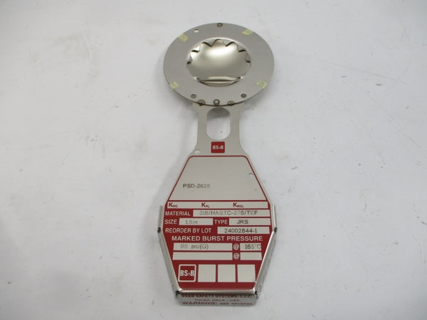 BS&B SAFETY SYSTEMS JRS PSD-2625 95PSI 165'C 1.5" NSMP