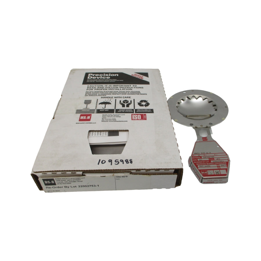 BS&B SAFETY SYSTEMS JRS 58.5PSI 284'F 3" NSMP