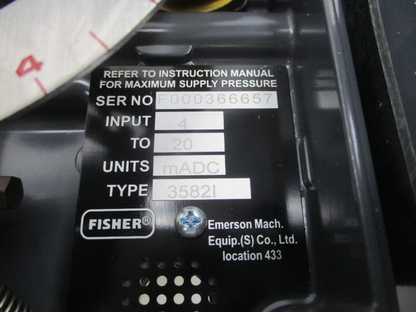 FISHER CONTROLS 3582-288-19776 3582/3582I 30VDC NSMP
