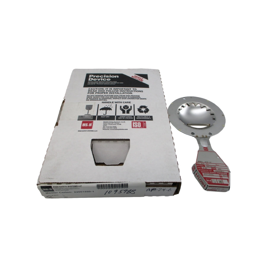 BS&B SAFETY SYSTEMS JRS 57.5PSI 284'F 3" NSMP