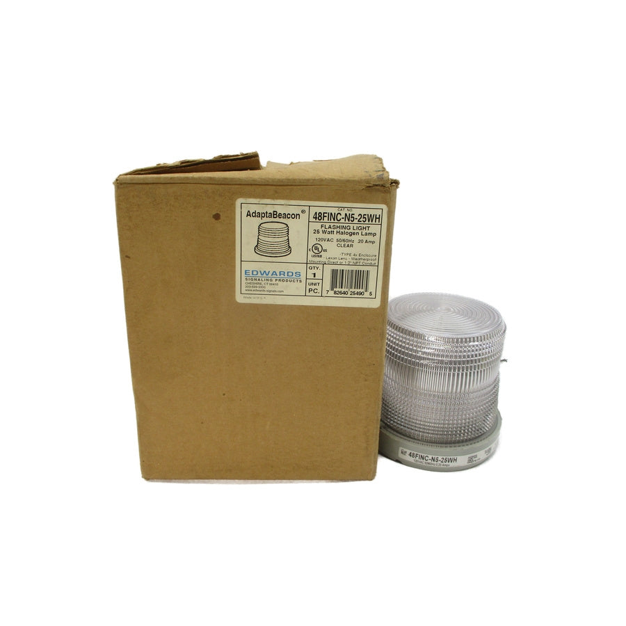 EDWARDS SIGNALING 48FINC-N5-25WH 120VAC 0.20A NSMP