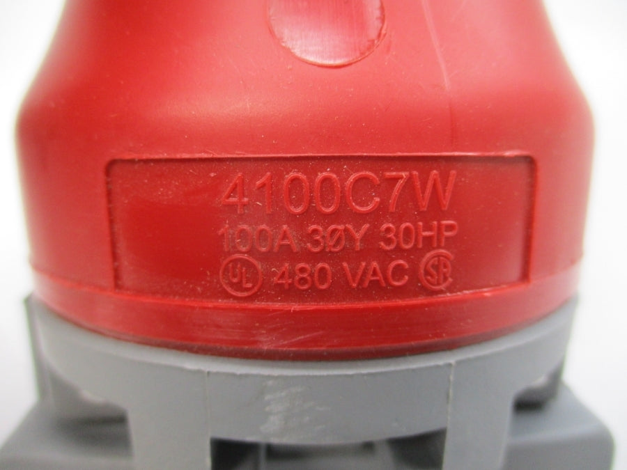 HUBBELL 4100C7W 480VAC 100A NSNP