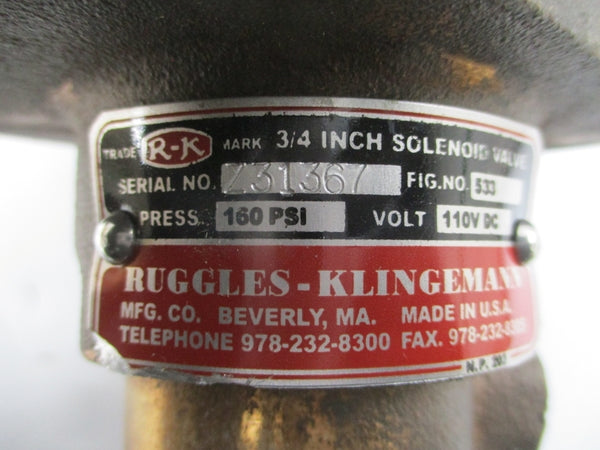 GENERAL ELECTRIC 114A8218-34 533 110VDC 160PSI REV. J NSNP