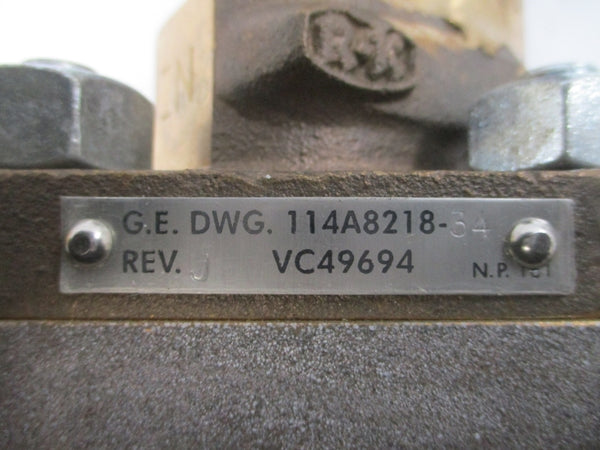 GENERAL ELECTRIC 114A8218-34 533 110VDC 160PSI REV. J NSNP