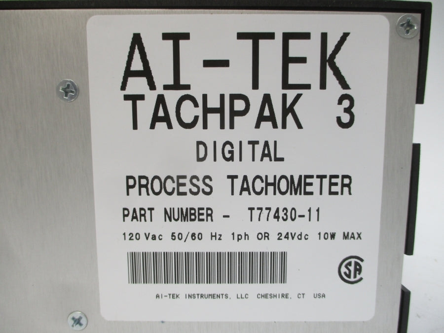 AI-TEK INSTRUMENTS T77430-11 120VAC NSMP