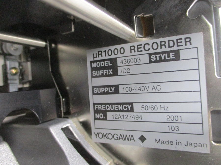 YOKOGAWA UR1000 436003/D2 100-240VAC NSNP