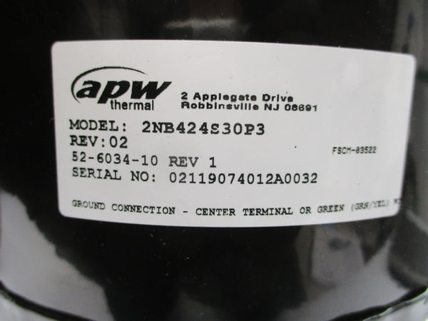 APW THERMAL 2NB424S30P3 REV. 02 NSNP