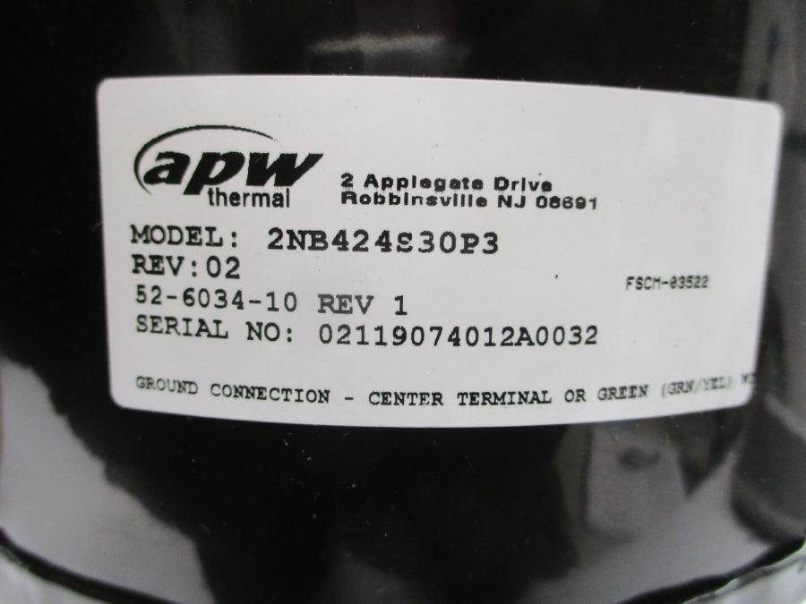 APW THERMAL 2NB424S30P3 REV. 02 NSNP