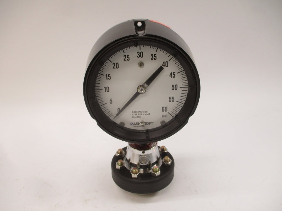 ASHCROFT 45-1279-SS-04L-XE6SG-60# 0-60PSI 4-1/2" NSMP