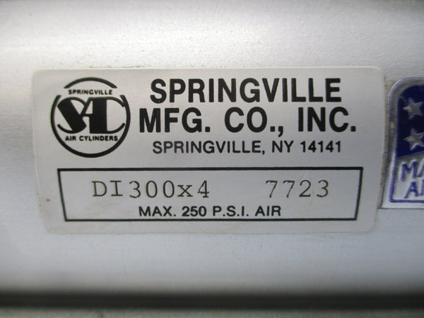 SPRINGVILLE AIR CYLINDERS DI300X4 250PSI NSNP