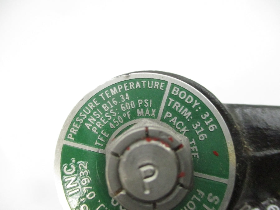 STRAHMAN VALVES SV-800 600PSI NSNP