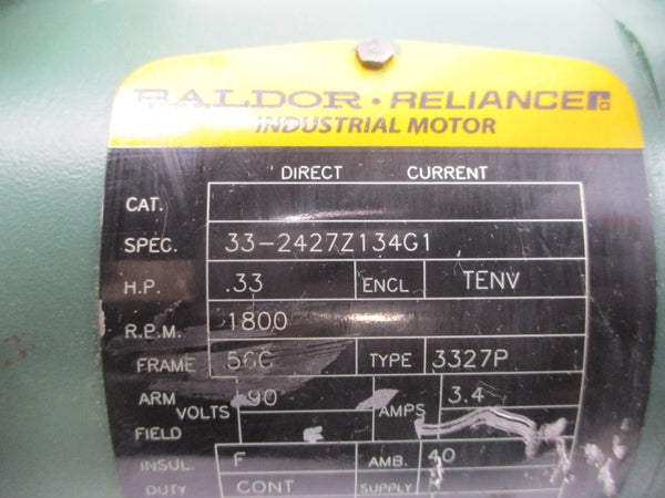 BALDOR 33-2427Z134G1 90V 3.4A NSNP