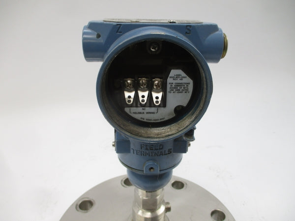 ROSEMOUNT 3051TG2F2B21AE5M5Q4Q8S1D01P1 9-32VDC 150PSI (MISSING COVER) UNMP