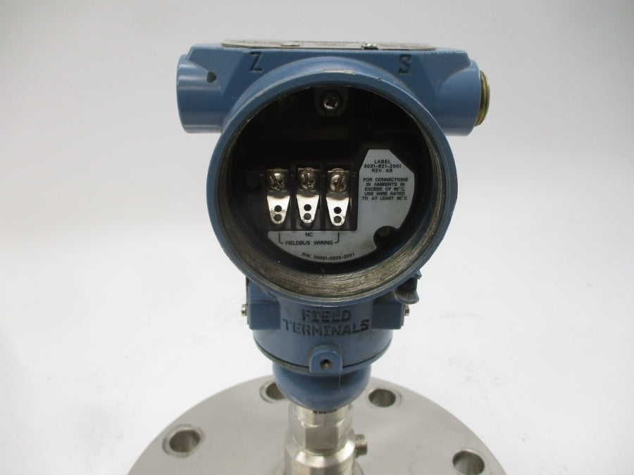 ROSEMOUNT 3051TG2F2B21AE5M5Q4Q8S1D01P1 9-32VDC 150PSI (MISSING COVER) UNMP
