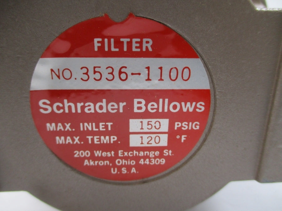 SCHRADER BELLOWS 3536-1100 150PSI NSMP