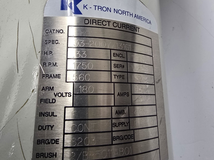 K-TRON 33-2007Z131G1 180V 1.6A NSNP